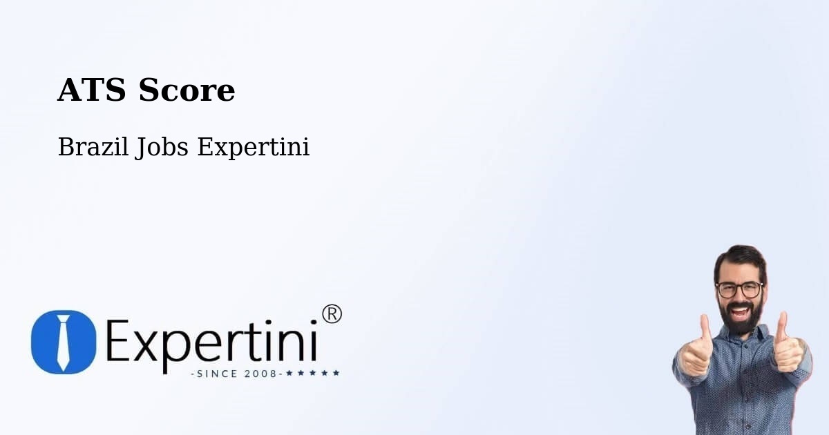 Resume ATS Score & Job Description Match Tool – Veredinha - Brazil Jobs Expertini